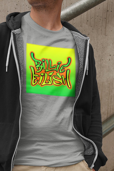 Koszulka z naszywką Billie Eilish 05