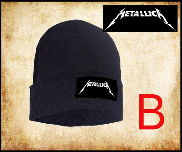 Czapka zimowa z naszywką METALLICA