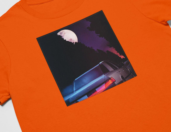 Koszulka z naszywką Mercedes at night