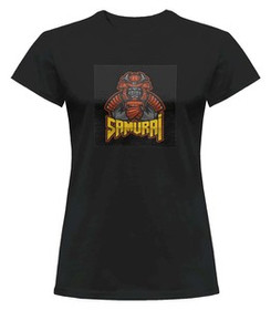 Bluzka damska z naszywką SAMURAJ