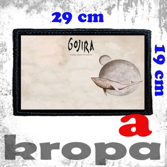 Naszywka duża na ubranie GOJIRA