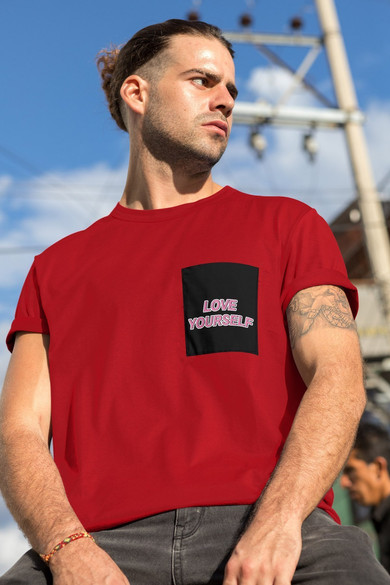 Koszulka z kieszonką BTS LOVE YOURSELF