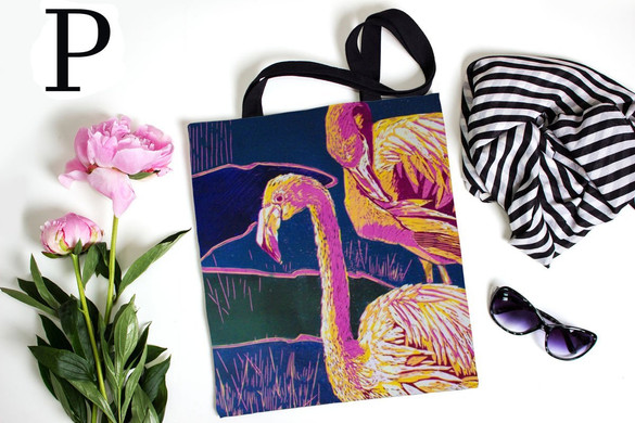 Torba na ramię FLAMINGI ANANASY Dużo Wzorów!!!