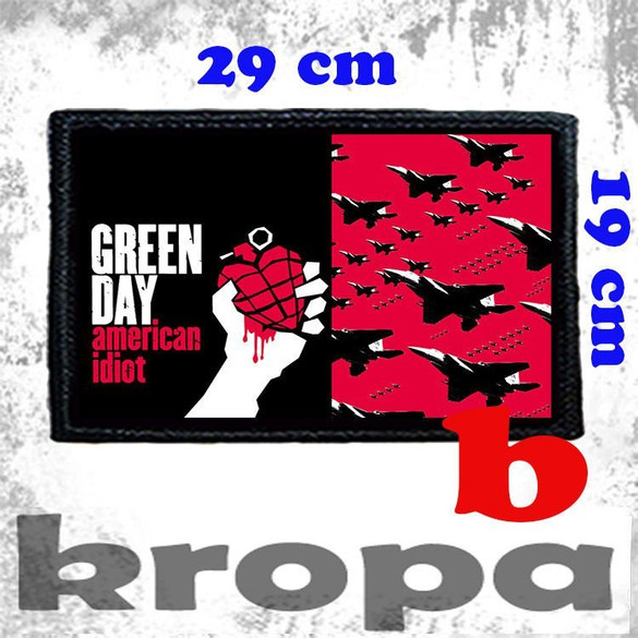 Naszywka duża na ubranie GREEN DAY