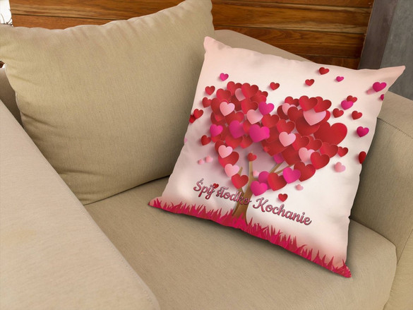 Poduszka na Walentynki DODAJ NAPIS