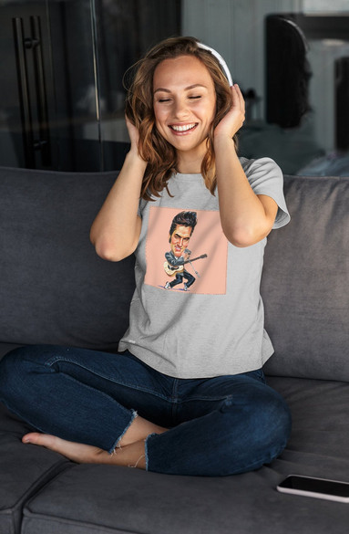 Bluzka damska z naszywką Elvis Presley 02