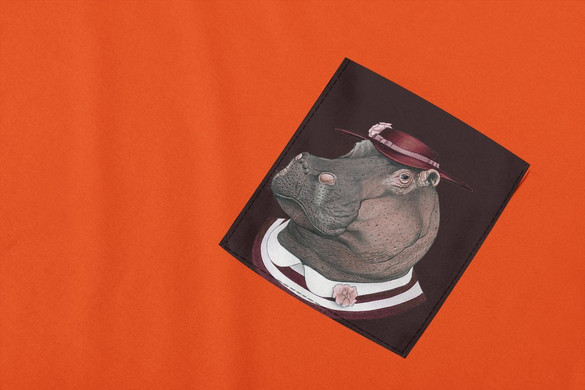 Koszulka z kieszonką HIPPO GENTLEMAN 