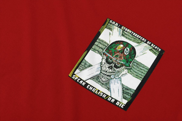 Koszulka z kieszonką  S.O.D.