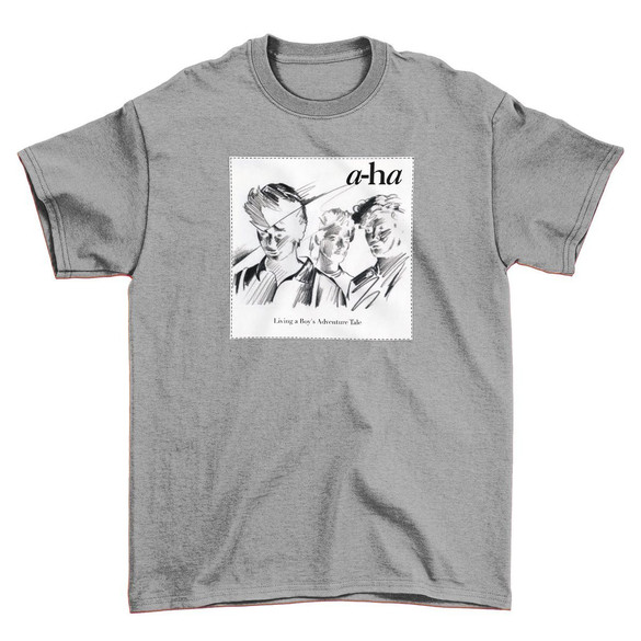 Koszulka z naszywką  A-HA  Living..
