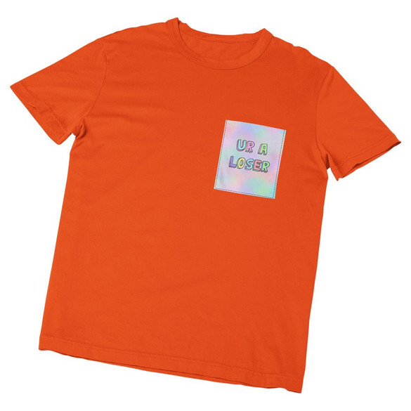 Koszulka z kieszonką UR A LOSER