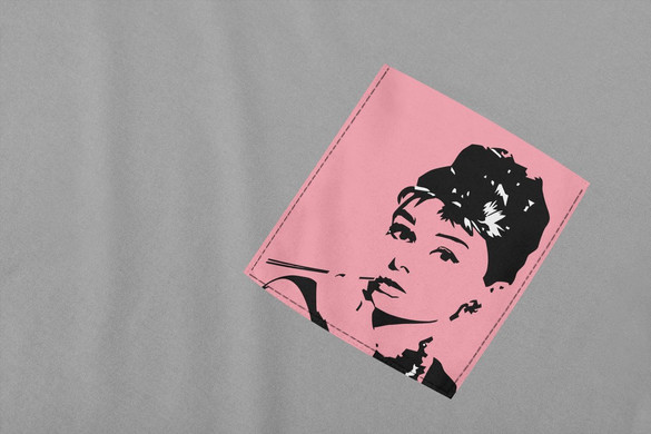 	Koszulka z kieszonką AUDREY HEPBURN