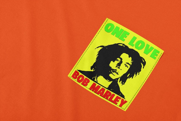 Koszulka z kieszonką BOB MARLEY ONE LOVE