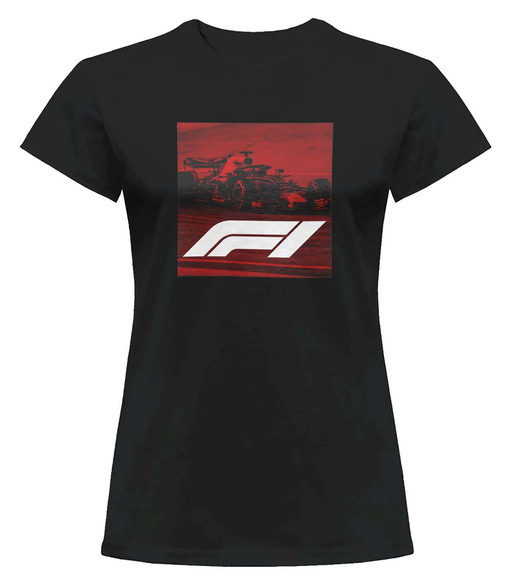 Bluzka damska z naszywką F1 poster