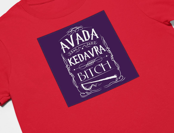 Koszulka z naszywką Harry Potter spell