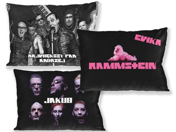Poduszka RAMMSTEIN 60x40cm WZORY
