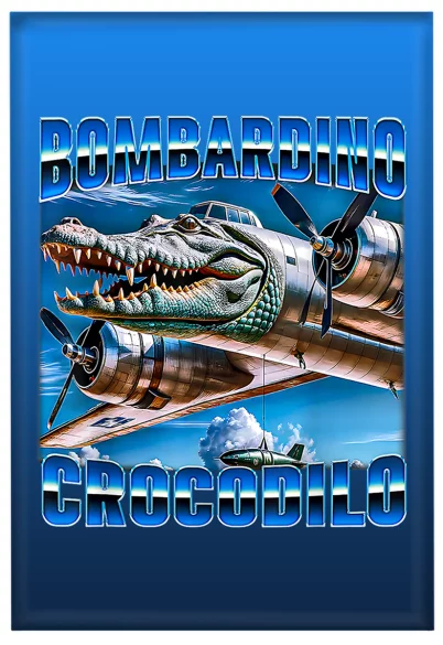 Magnes Italian Brainrot Bombardino Crocodilo