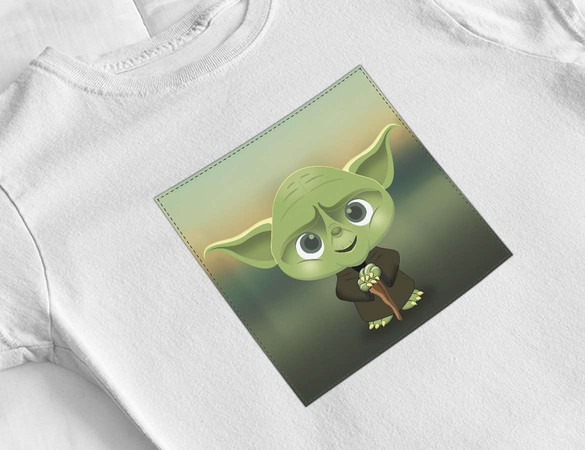 Bluzka damska z naszywką YODA Star Wars