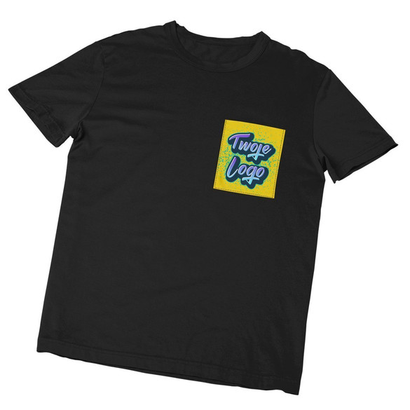 Koszulka z kieszonką z własnym nadrukiem