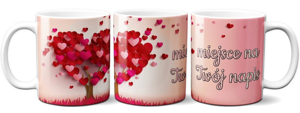 Kubek na Walentynki DODAJ NAPIS!