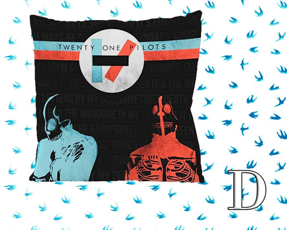 Poduszka TWENTY ONE PILOTS DUŻO WZORÓW 40 x 40 cm