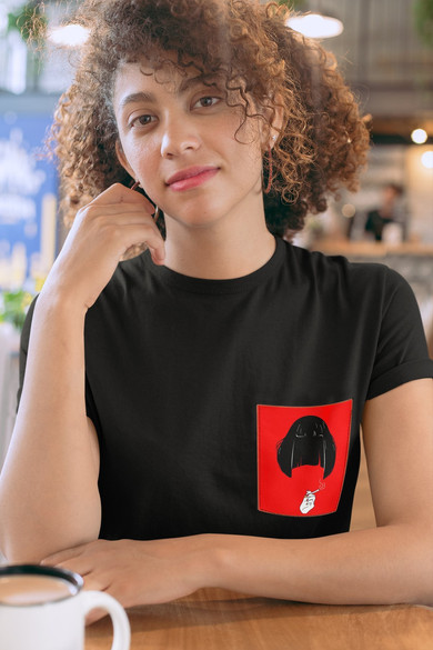 Koszulka z kieszonką PULP FICTION MIA 