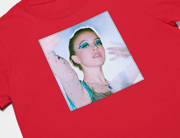 Koszulka z naszywką Euphoria Cassie