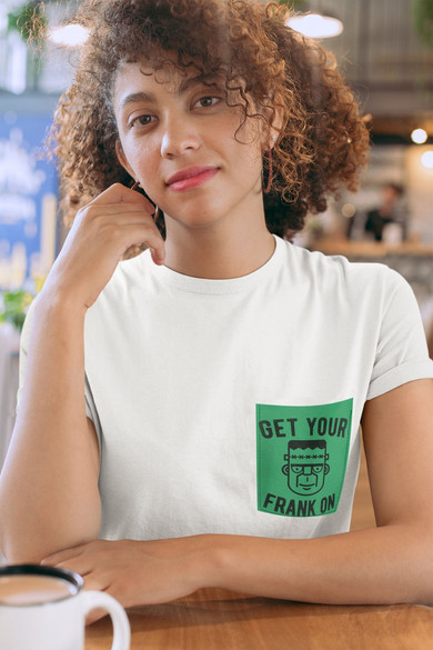 Koszulka z kieszonką GET YOUR FRANK ON