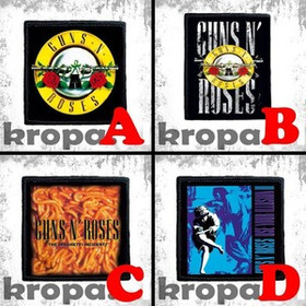 Naszywka Guns N’ Roses 10 x 10 cm  Dużo Wzorów!