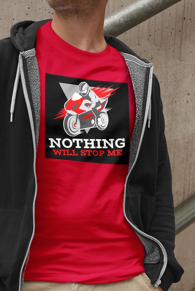 Koszulka z naszywką Nothing will stop me