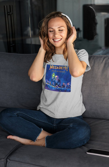 Bluzka damska z naszywką Megadeth Rust in...