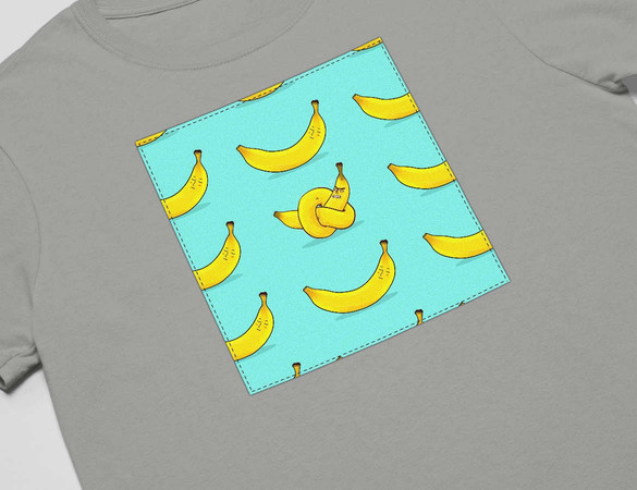 Koszulka z naszywką Banana