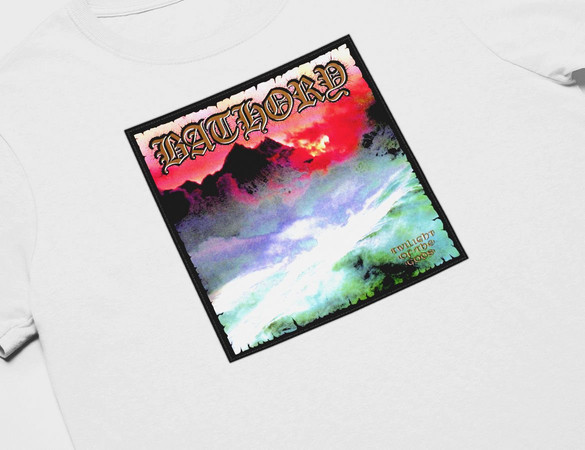 Koszulka z naszywką BATHORY 01