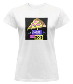 Bluzka damska z naszywką Made in the 90's
