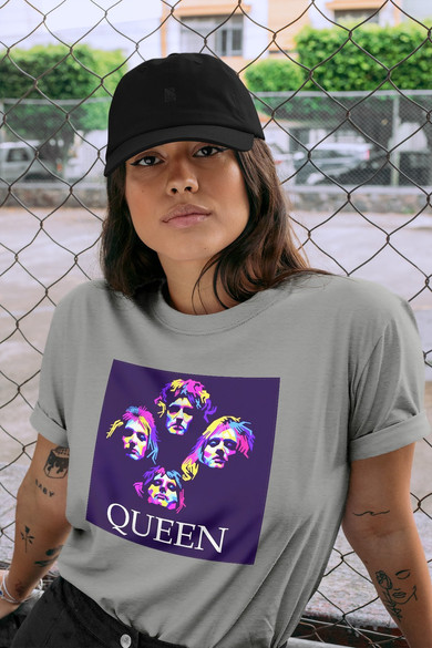 Koszulka z naszywką Queen Bohemian R.Violet