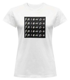 Bluzka damska z naszywką Friends logo