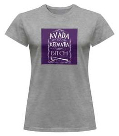 Bluzka damska z naszywką Harry Potter spell