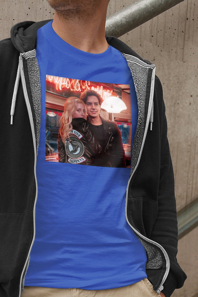 Koszulka z naszywką Riverdale Couple