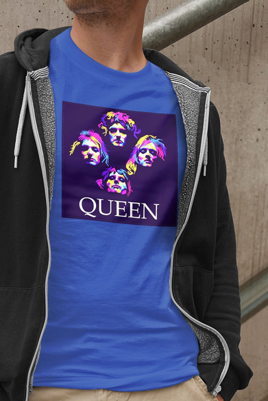 Koszulka z naszywką Queen Bohemian R.Violet