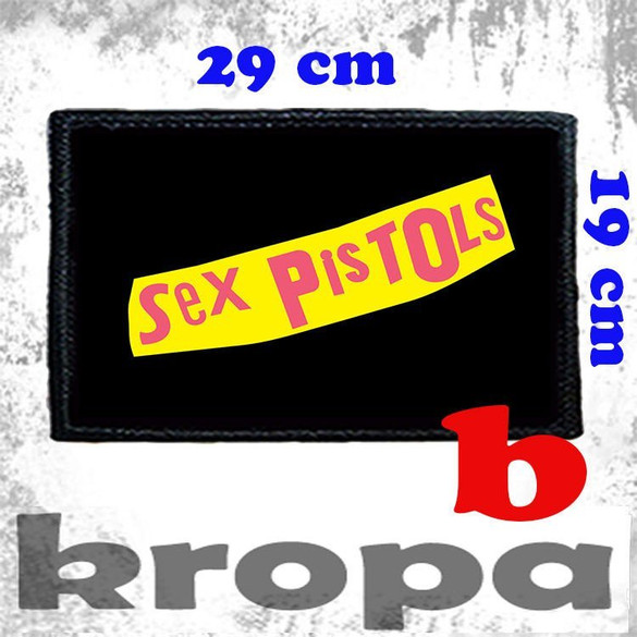Naszywka duża na ubranie SEX PISTOLS