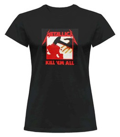 Bluzka damska z naszywką Metallica Kill...