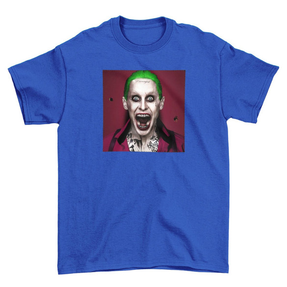 Koszulka z naszywką Joker Jared Leto Scream