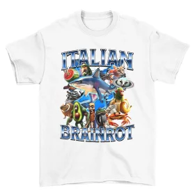 Koszulka Italian Brainrot Ekipa większa Stworków włoskich brainrotów