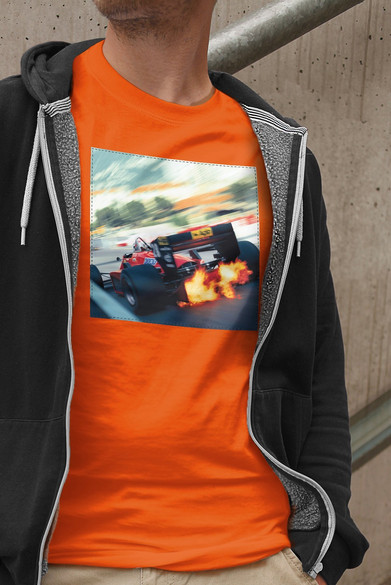 Koszulka z naszywką F1 car