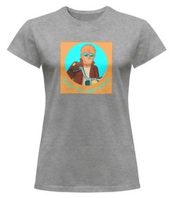 Bluzka damska z naszywką Ride to the wild