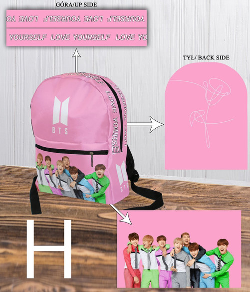 Plecak Szkolny BTS Wzory! FullPrint!