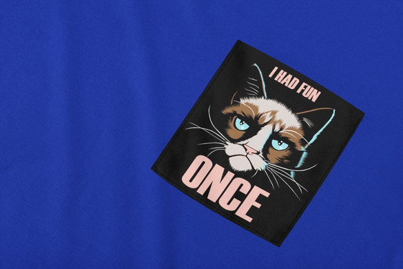 Koszulka z kieszonką GRUMPY CAT