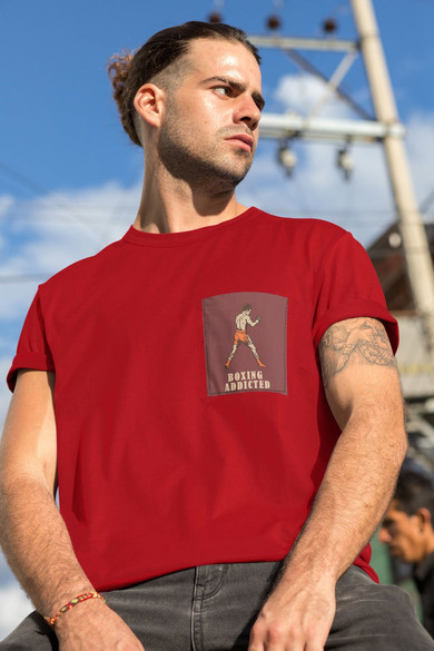 Koszulka z kieszonką BOKSER BOXING ADDICTED