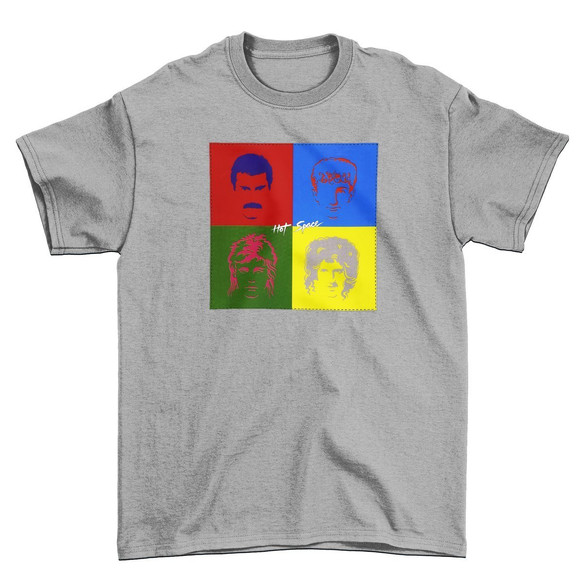 Koszulka z naszywką Queen Hot Space 01