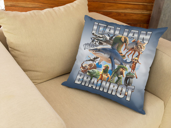 Poduszka Italian Brainrot Ekipa Stworków włoskich brainrotów