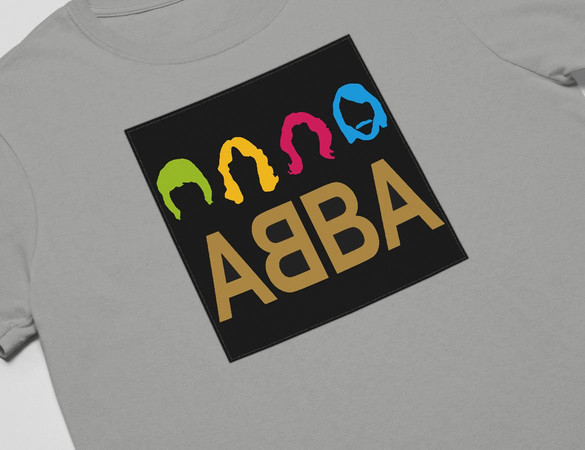 Koszulka z naszywką  ABBA logo